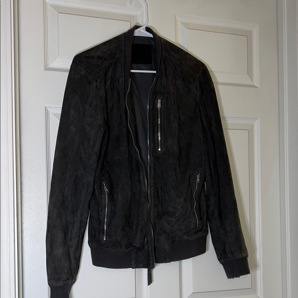 Men's Black Leather Jacket